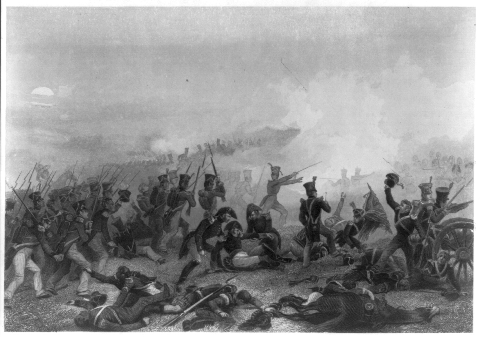 Antique Military - Niagara Falls - Canada - Ontario, 1814 — historic image
