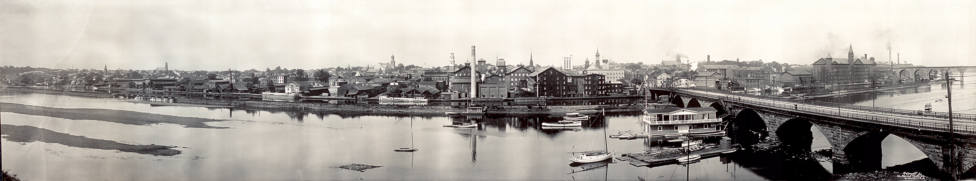 Panorama of New Brunswick 19, New Jersey, 1913 — historic image
