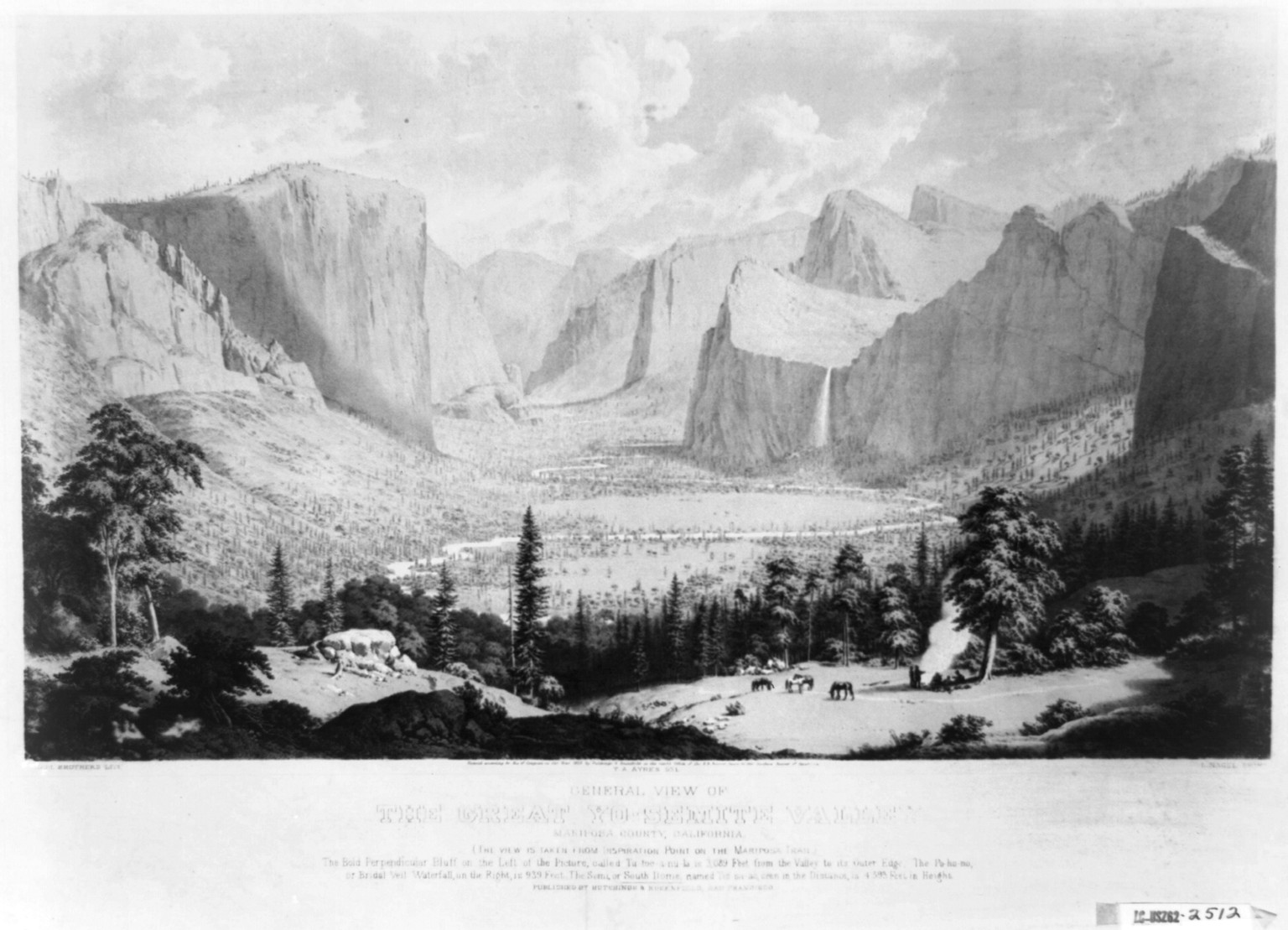 General view of the great Yo-semite Valley, [no date recorded on shelflist card] — historic print
