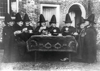 Not a Modern Witches' Council - But Members Of [The Holy And Undivided Trinity Of Castle Rising, Norfolk, England]