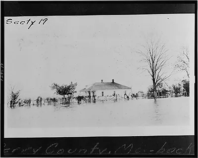 Perry County, Mo., back water effect