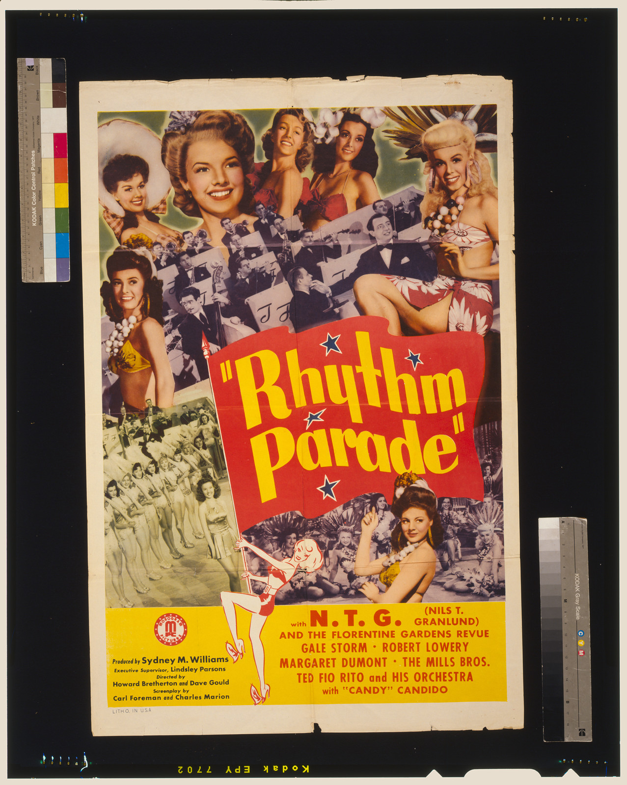 Rhythm parade — vintage poster