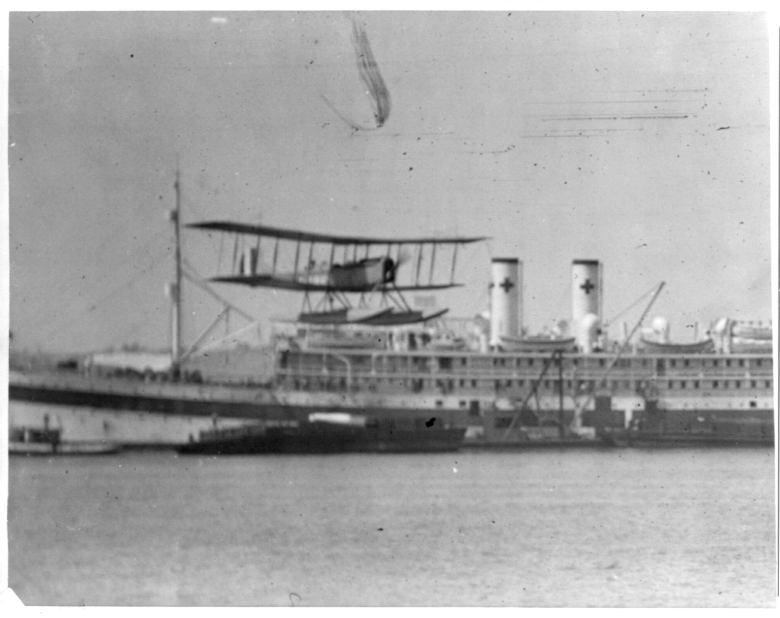 1st torpedo launching from aircraft, U.S. Pacific Fleet, San Diego, Calif., 1920 July 12. — historic photograph