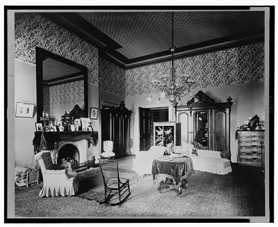 [Bedroom in the White House, Washington, D.C.]