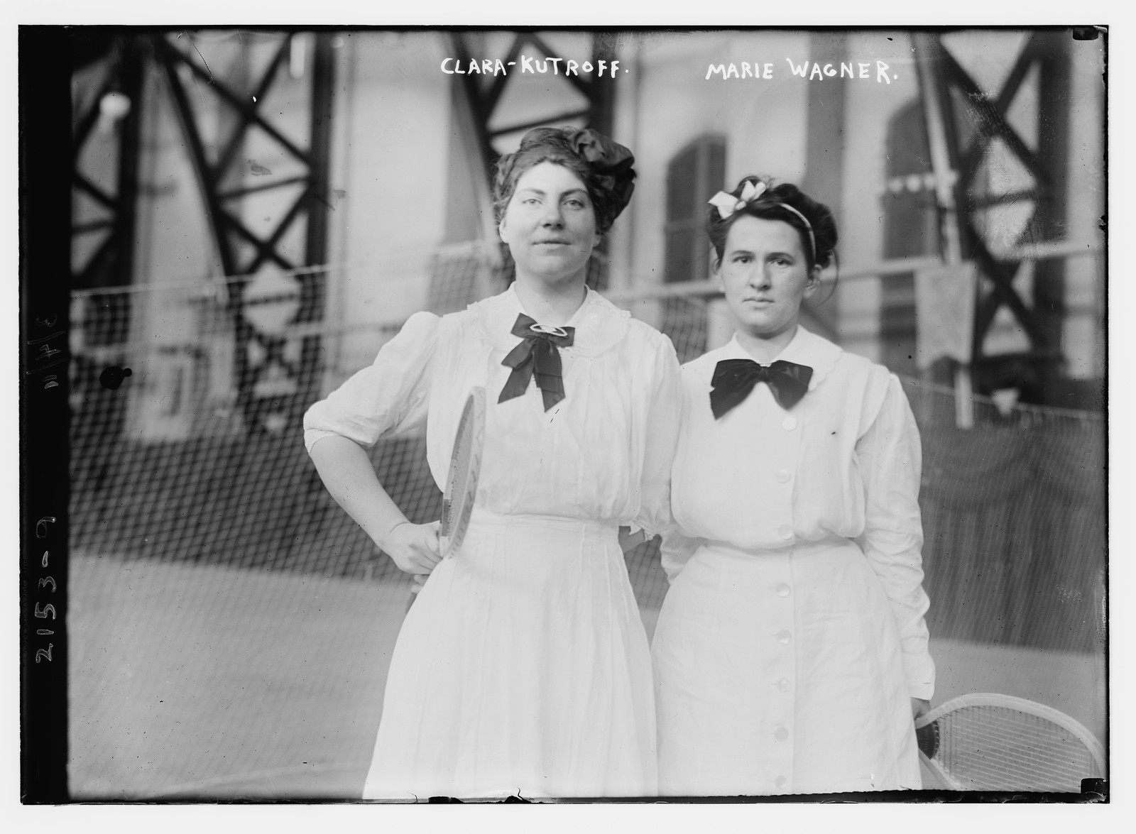 Clara Kutroff, Marie Wagner, n/a — historic photograph