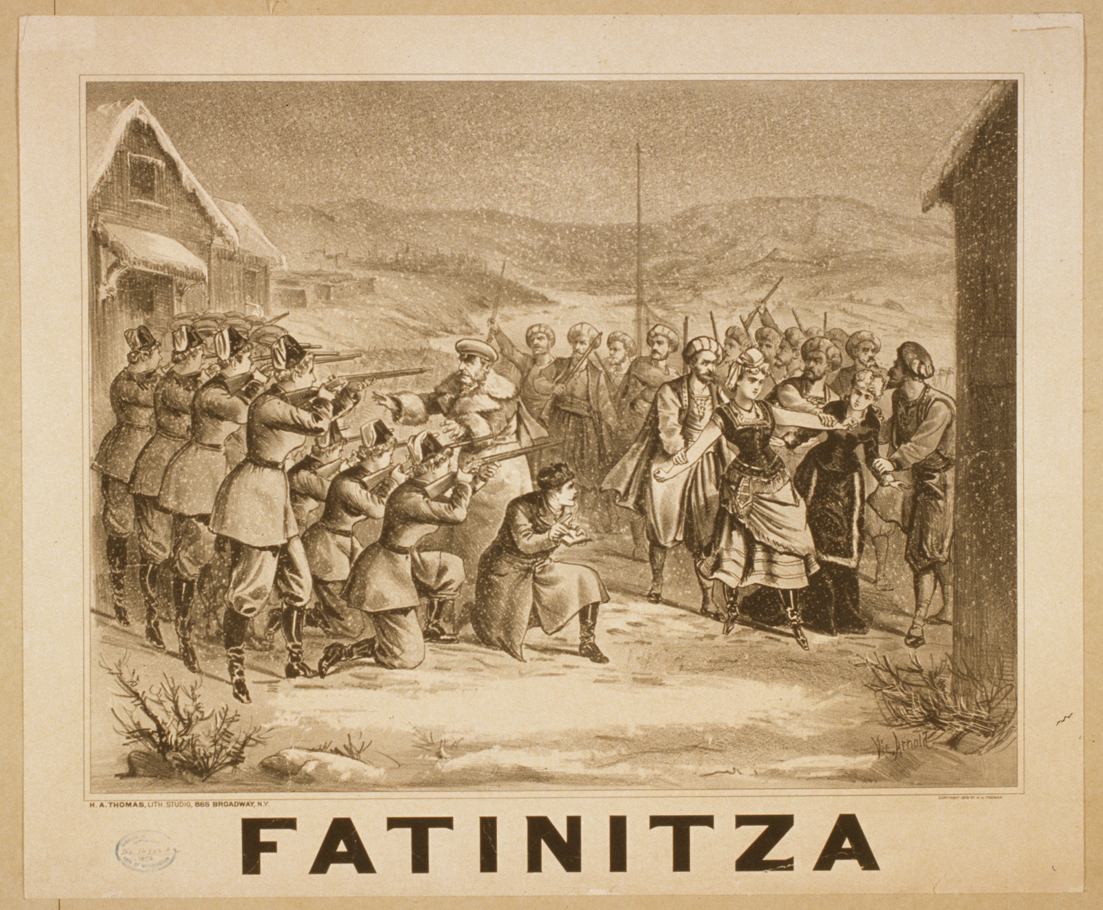 Fatinitza, 1879 — vintage poster