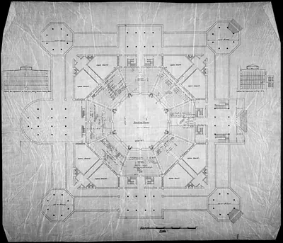 [Library of Congress (Congressional Library") D.C. Plan and sections]"