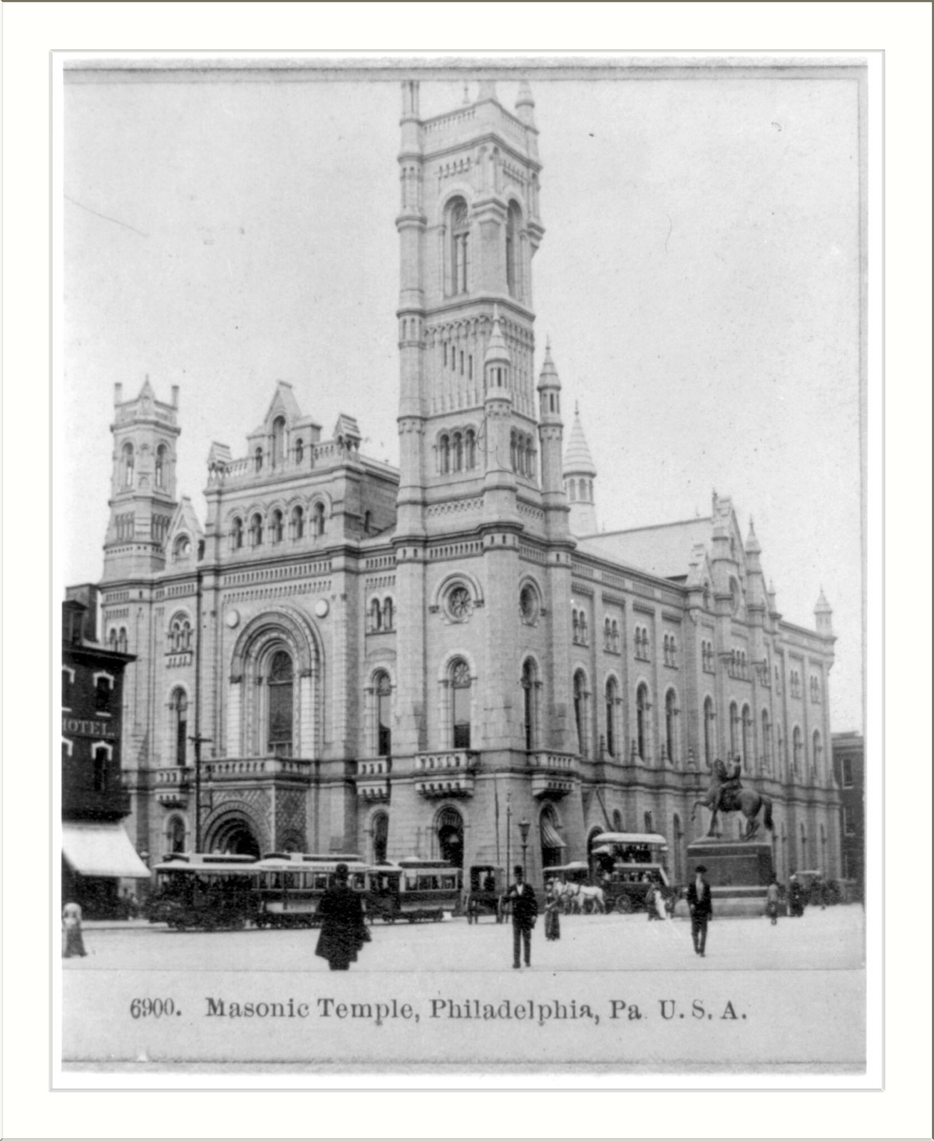 Masonic Temple, Philadelphia, Pa., 1891 — historic photograph