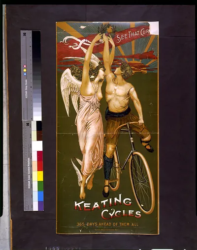 Keating cycles. 365 days ahead of them all / Keating Wheel Co., Holyoke, Mass.