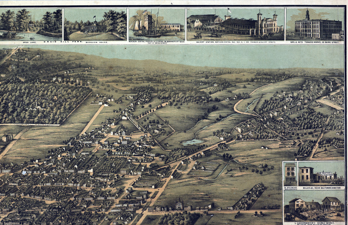 14, Maryland — antique map