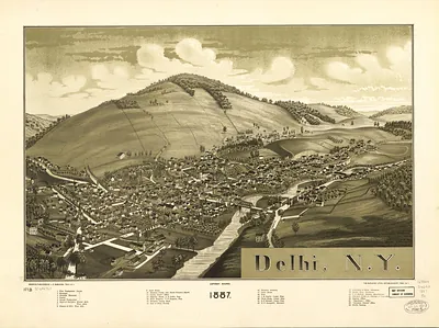 Delhi, New York, 1887
