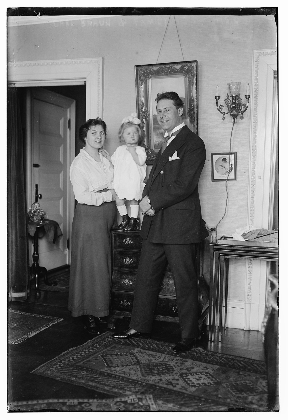 Carl Braun & family, n/a — historic photograph