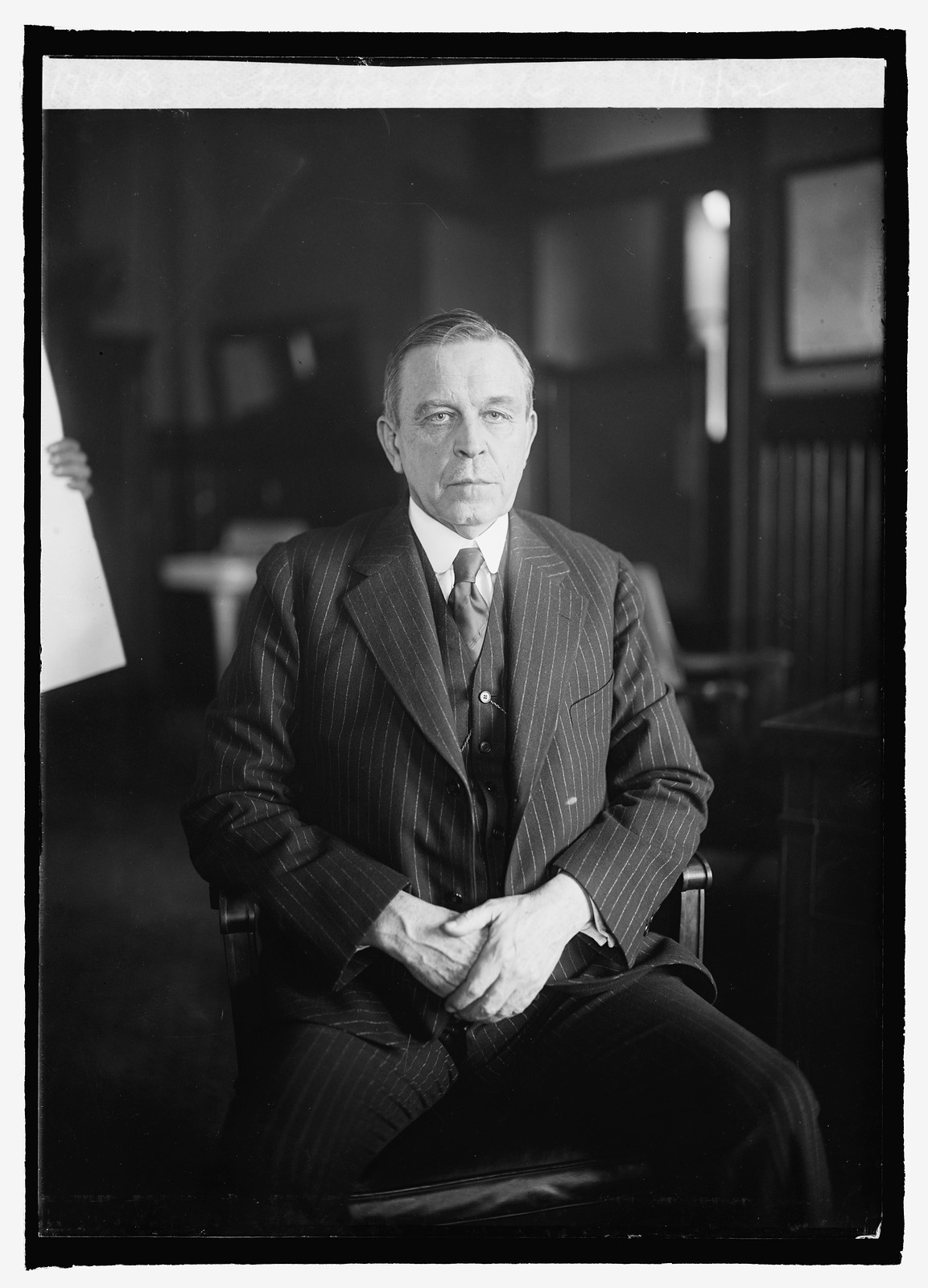 Hubert Work, 1/17/22, [19]22 January 17. — historic photograph
