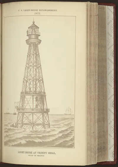 Light-House at Trinity Shoal, Gulf of Mexico