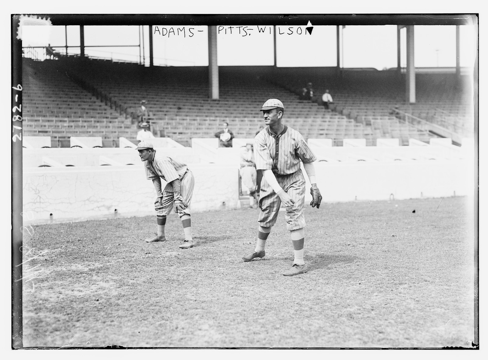 Babe Adams & Owen Wilson, Pittsburgh NL (baseball), [1913] — historic photograph