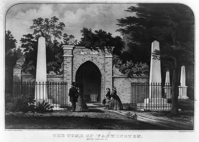 The tomb of Washington: Mount Vernon, Va.