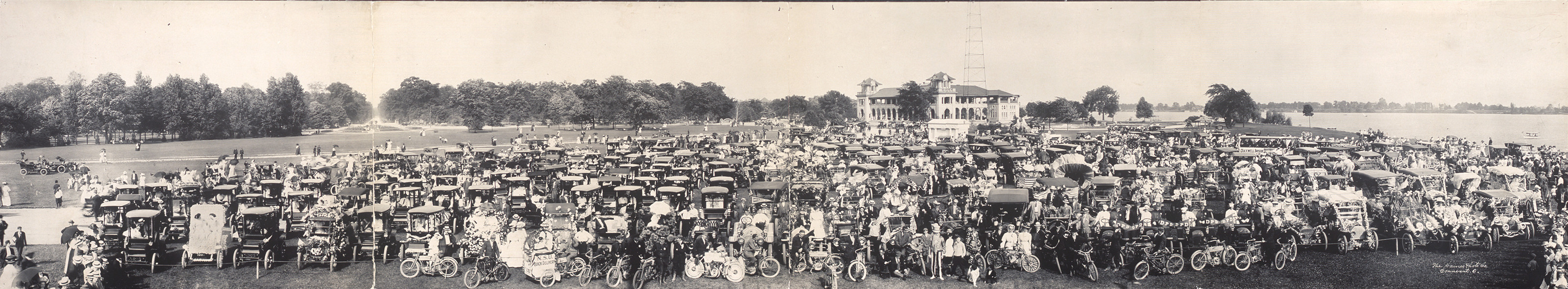 Auto Panorama 1 Detroit, Michigan, 1909, 1909 — historic image