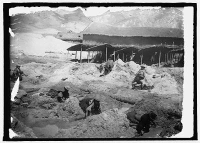 Washing copper ore at the mines in Corrocoro, Bolivia