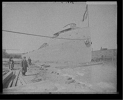 Launch of S.S. Calcite