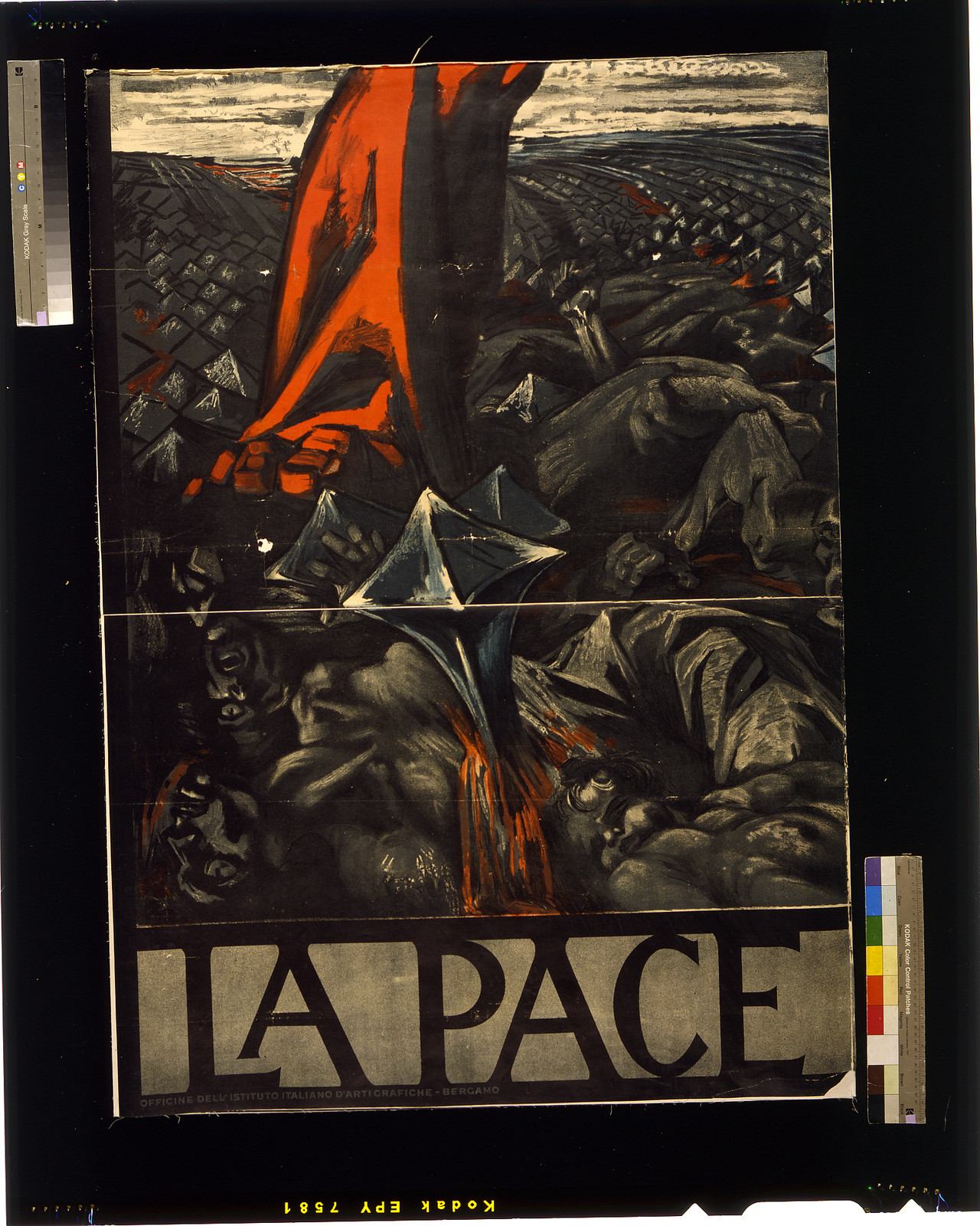 La Pace Tedesca, 1917 — vintage poster
