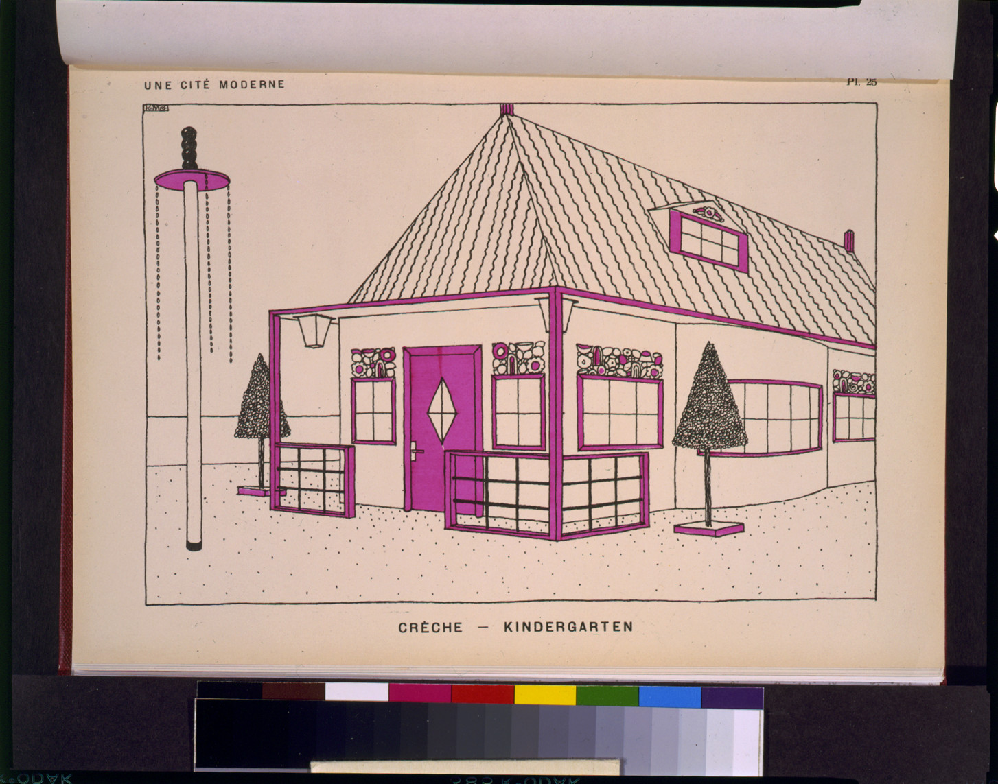 Crèche - kindergarten / RMS., London : Benn Brothers Ltd., [1922] — antique lithograph