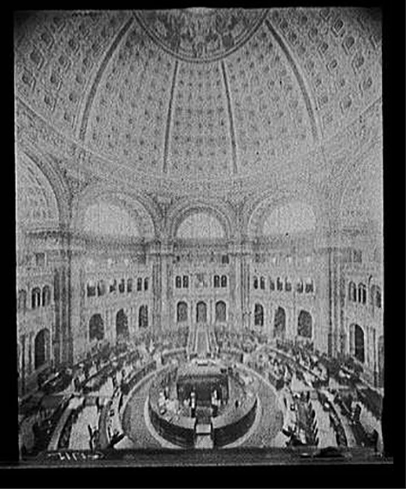 [Library of Congress, Main Reading Room, Washington, D.C.], [between 1900 and 1910] — historic photograph