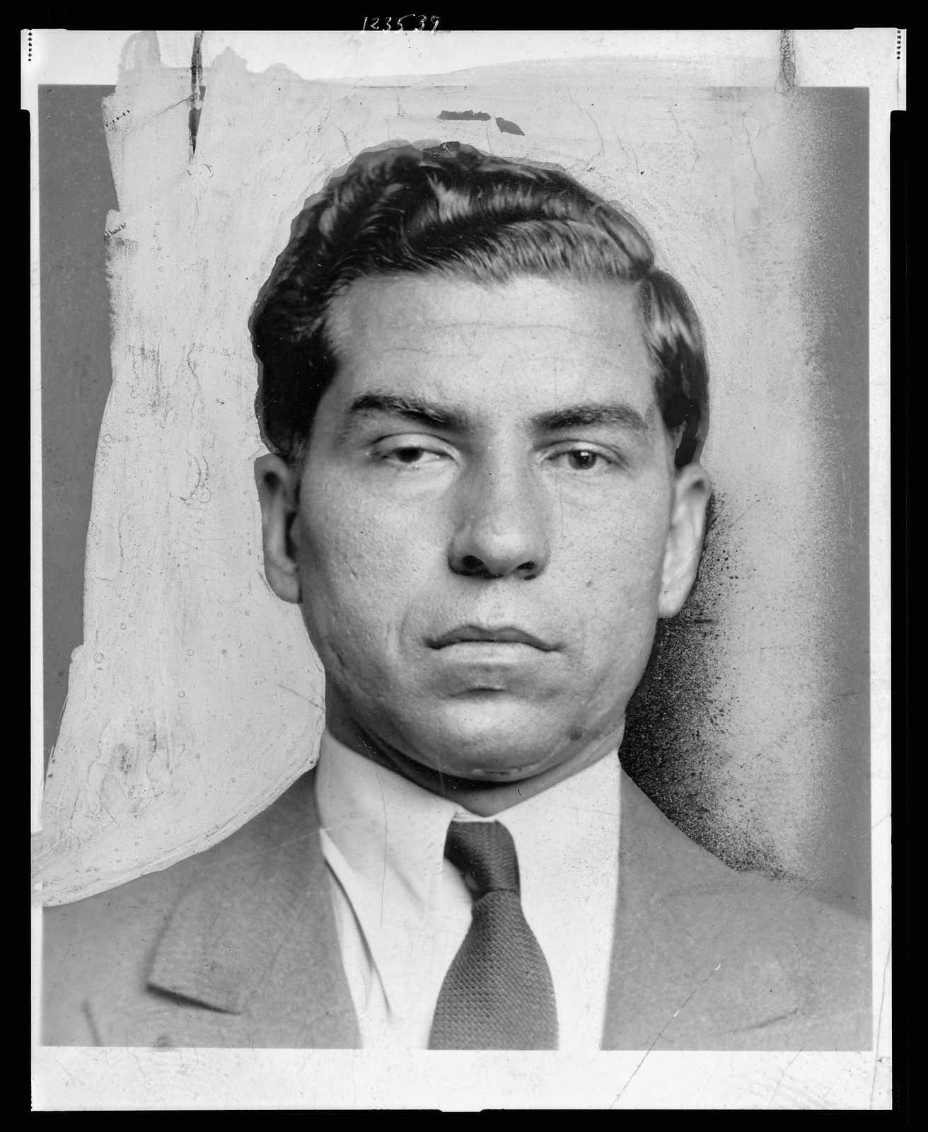 [Lucky Luciano, bust portrait, facing front] — historic photograph