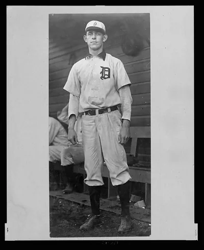 [Herman Malloy, Detroit Baseball Club player, full-length portrait, in uniform, facing front]