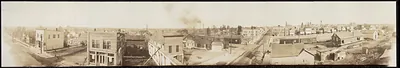 Birdseye view of Stanley, Wisconsin, 1912
