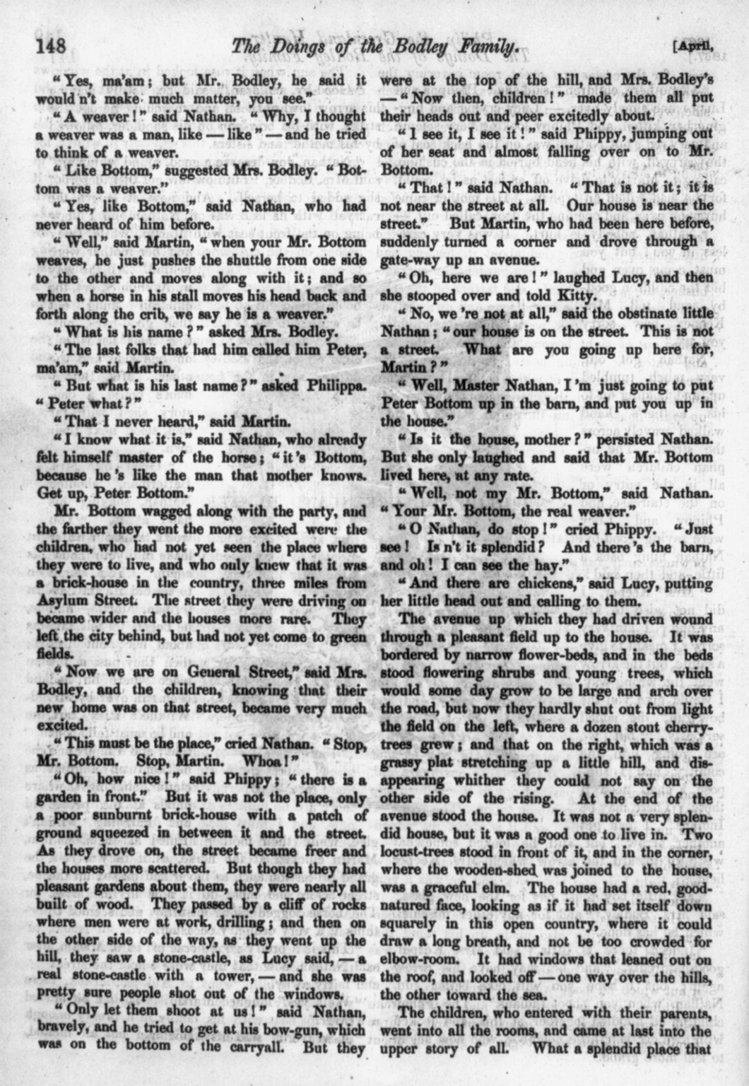 [Frontis., t.p., and pages 145 to 149 from Riverside Magazine for Young People, vol. 1, no illus.] — historic print