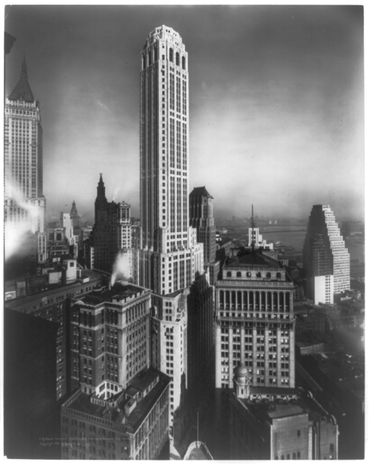 City Bank Farmers Trust Company Bldg., William & Beaver Sts., New York, c1931. — historic photograph