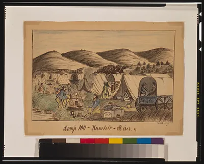 Camp 100 - Humbolt [sic] River