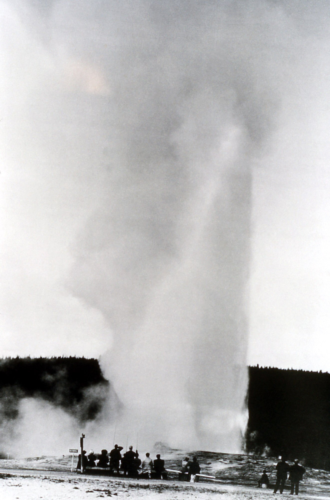 [Old Faithful Geyser, Yellowstone National Park, Wyoming], c1917. — historic photograph