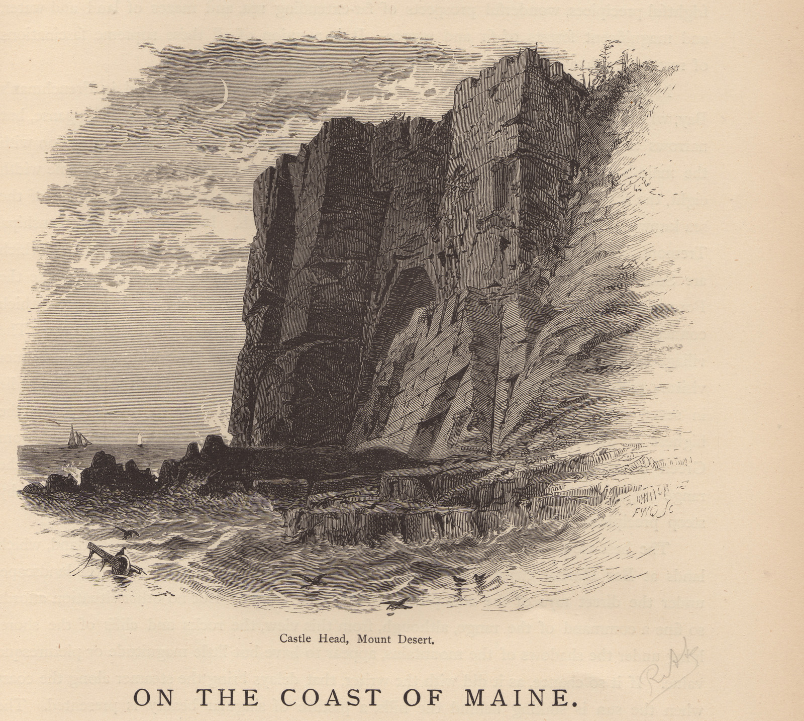 ME Mt. Desert Castle Head — historic image