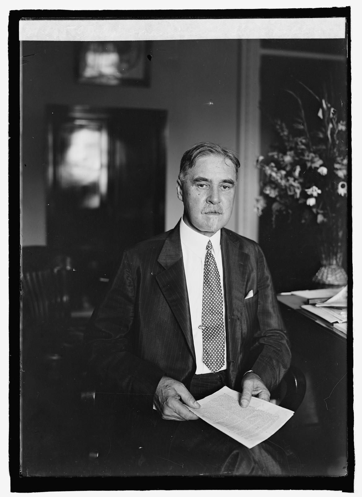 E.J. Ayers, New Chief Clerk State Dept., [7/10/24], [1924 July 10] — historic photograph