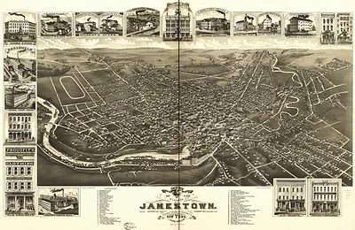 Jamestown, New York, 1882