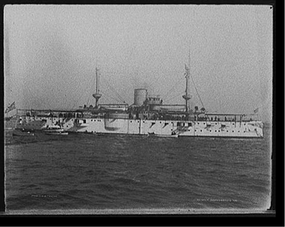 U.S.S. Texas, [between 1890 and 1901] — historic photograph