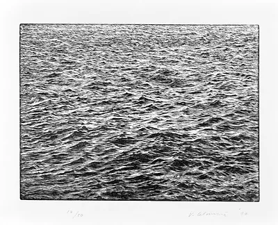 [Ocean surface] / V. Celmins '92.