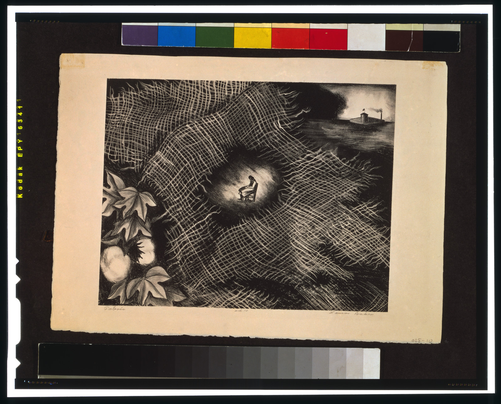Fabric / Lamar Baker., [19]40. — antique lithograph