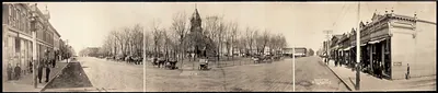 Court square, Osceola, Iowa, 1908