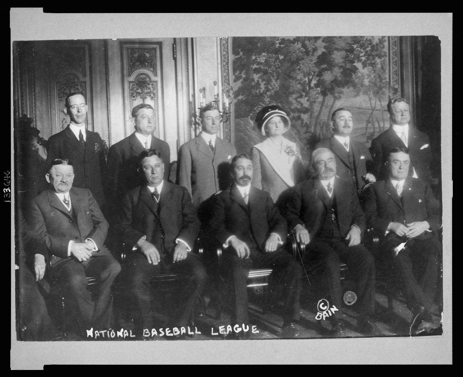 National Baseball League officials, 1911 Dec. 13. — historic photograph