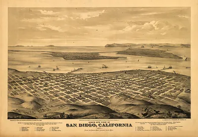 CA SanDiego 1876 MAP