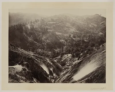 Devil's Canyon, geysers, looking down