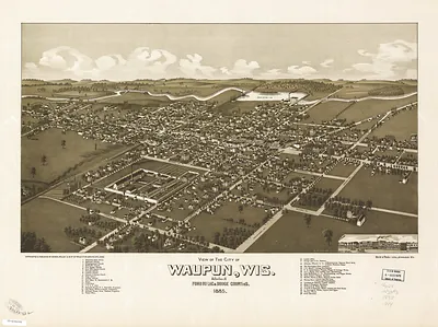 Waupun, Wisconsin, 1885