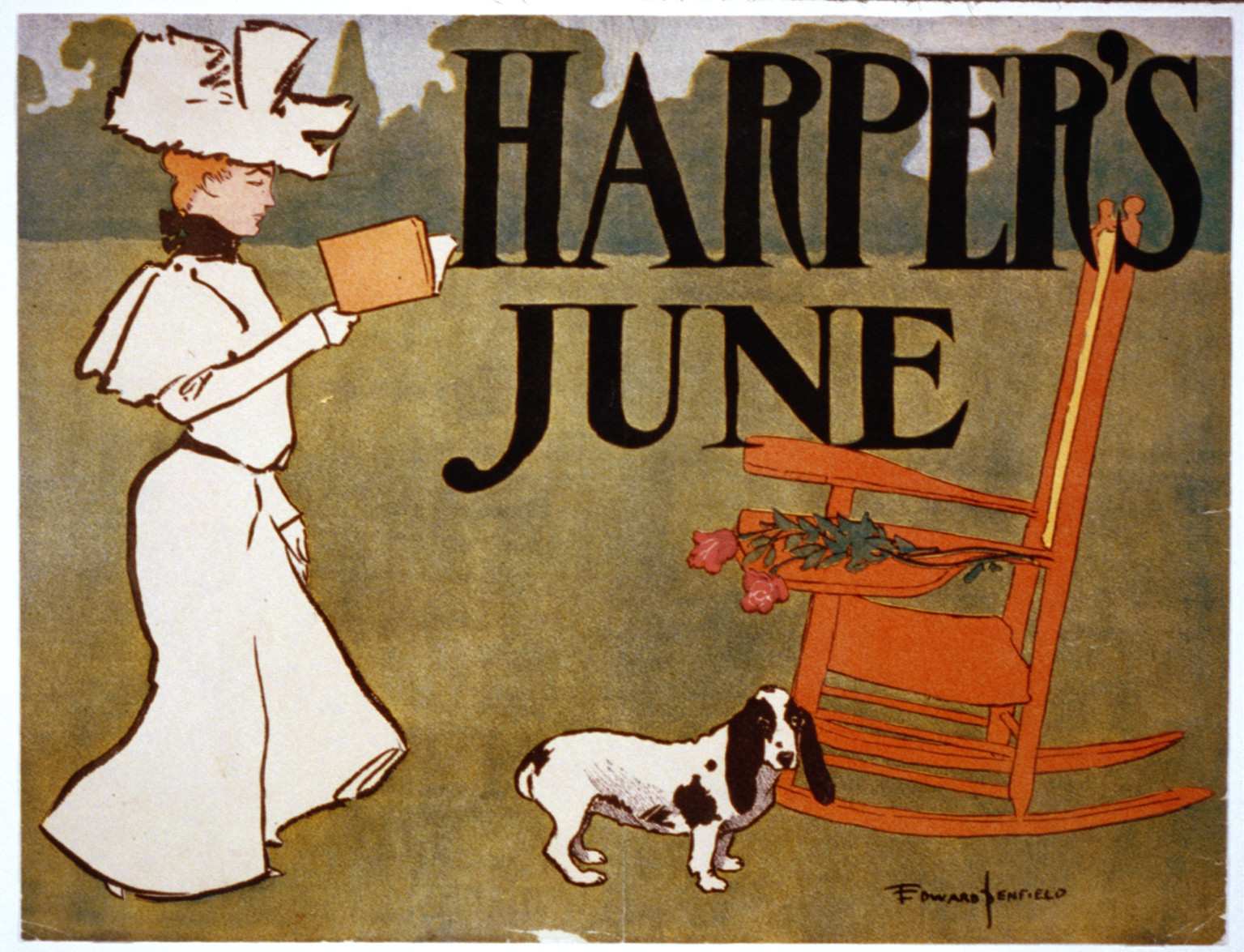 Harper's [for] June, 1897 — vintage poster