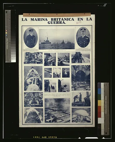 La marina britanica en la guerra / J. E. C. Potter, Stamford, Inglaterra.