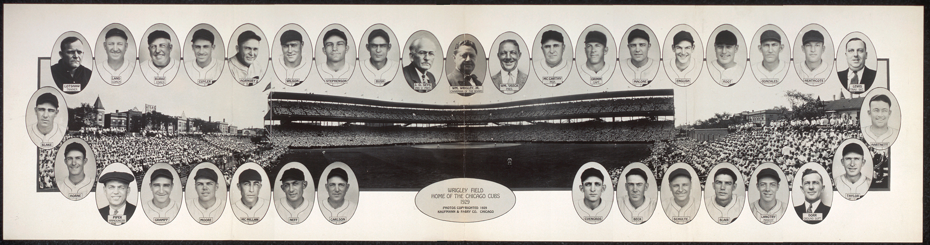 Wrigley Field, Illinois, 1929, 1929 — historic image