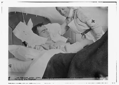 Wm. Robinson, Royal Scots Grays in Canadian Hosp., Le Touquet -- (Private Wm. Robinson)