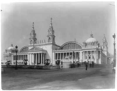 [Ill. - Chicago - Worlds Columbian Exposition - Machinery Hall, exterior]