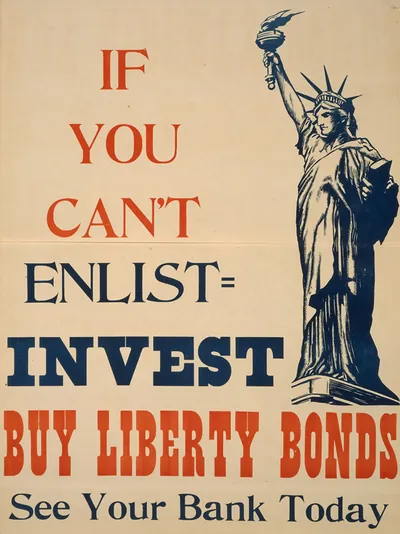 If you can't enlist--invest Buy Liberty bonds--See your bank today.